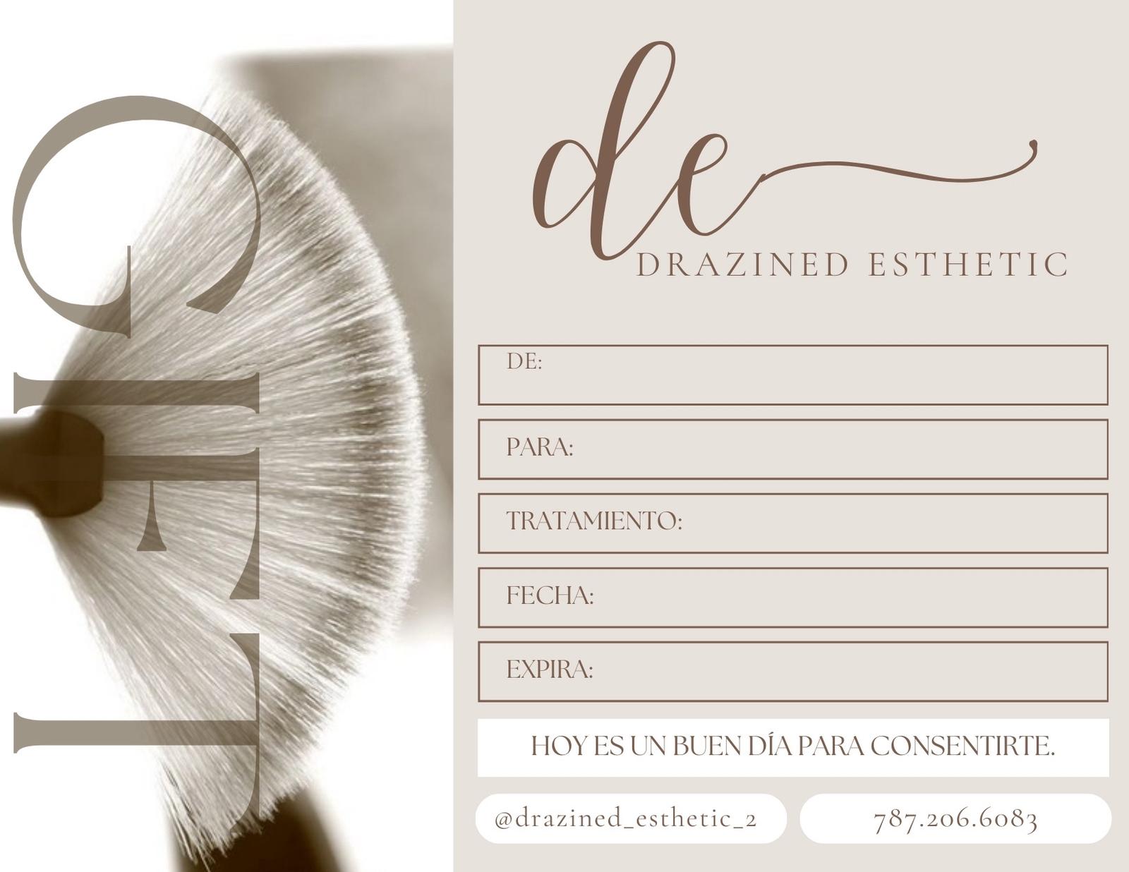 Gift Card Drazined Esthetic